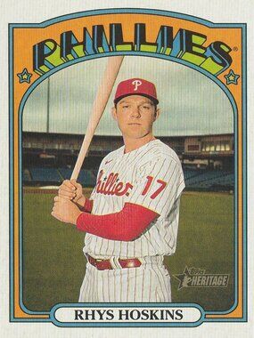 Rhys Hoskins - 2021 Topps Heritage Series Baseball Card